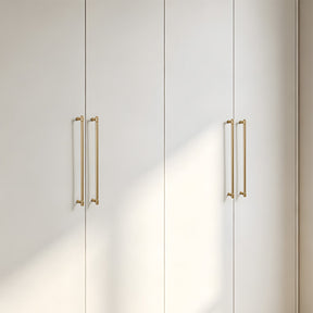 Modern Zinc Alloy Champagne Gold T Bar Cabinet Pulls