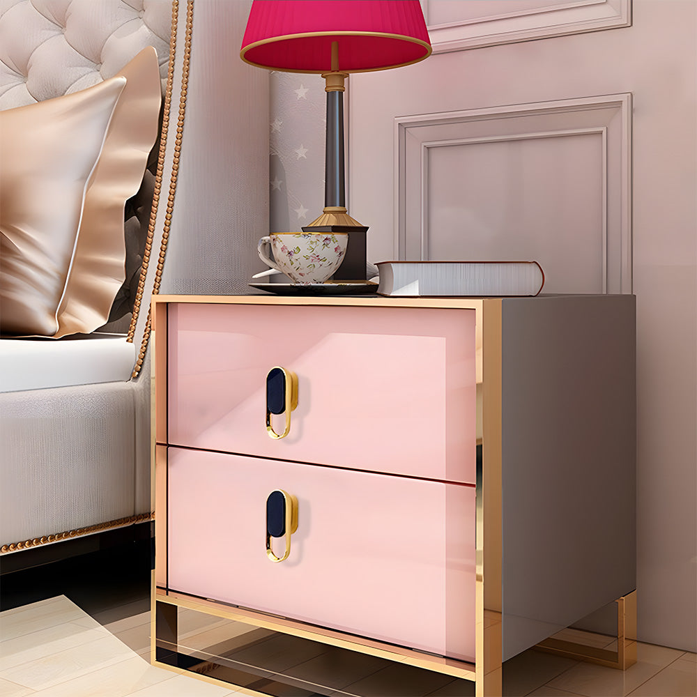 Two-color Zinc Alloy Modern Bedroom Cabinet Handles