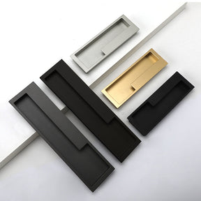 Left Right Hidden Slotted Recessed Handles