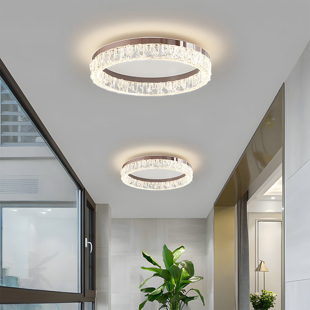 Modern Round Crystal LED Ceiling Lighting