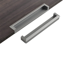 Modern Square Recessed Flush Finger Pulls for Cabinet