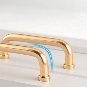 French Minimalist Rounded Arc Cabinet Handles