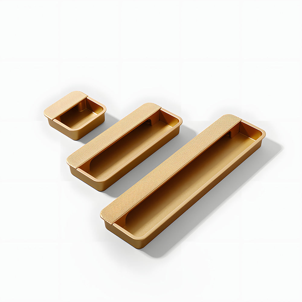 Stylish Metal Recessed Sliding Door Concealed Handles