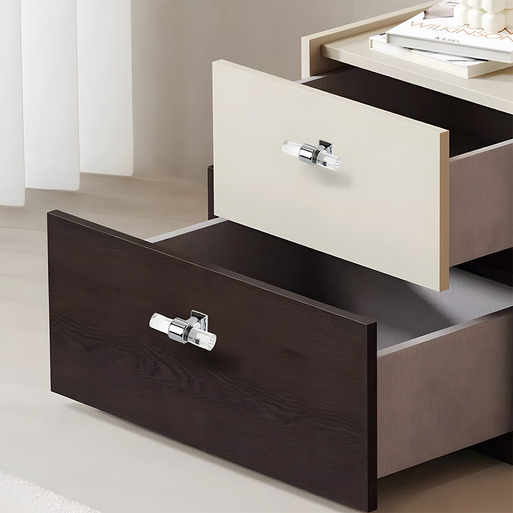 Modern Transparent Acrylic Wardrobe Door Handle