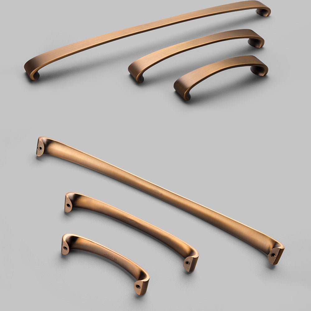 Classic Gold Zinc Alloy Kitchen Wardrobe Cabinet Handles