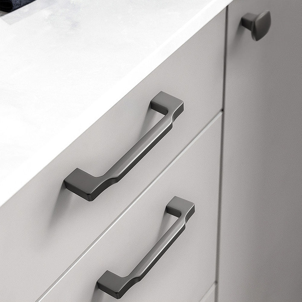 Elegant Zinc Alloy Square Cabinet Pulls and Handles