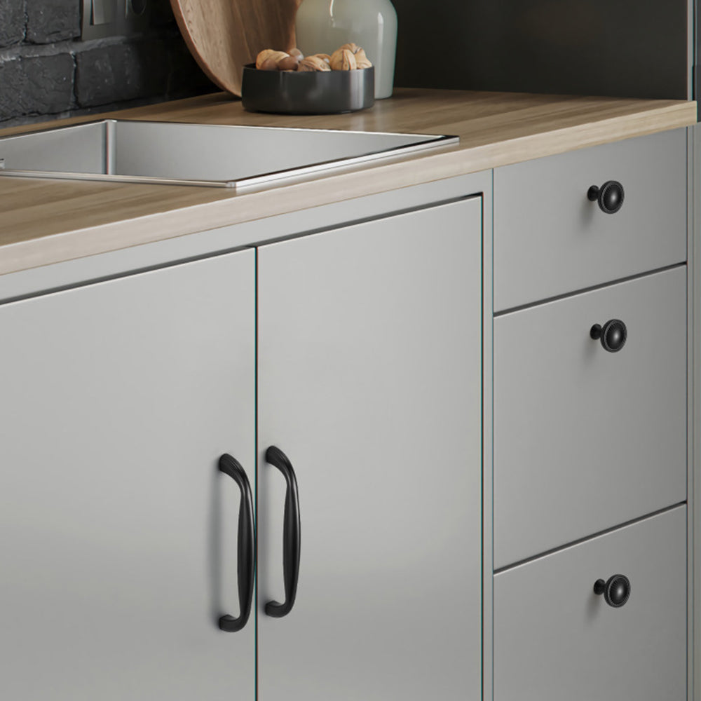 Modern Minimalist Curved Cabinet Drawer Pull Handles