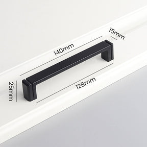 Modern Minimalist Zinc Alloy Square Cabinet Handle