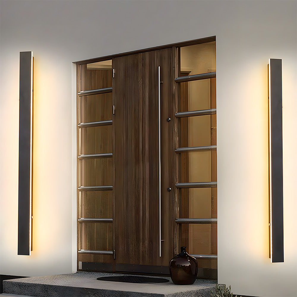 Modern IP64 Waterproof LED Strip Outdoor Long Wall Light