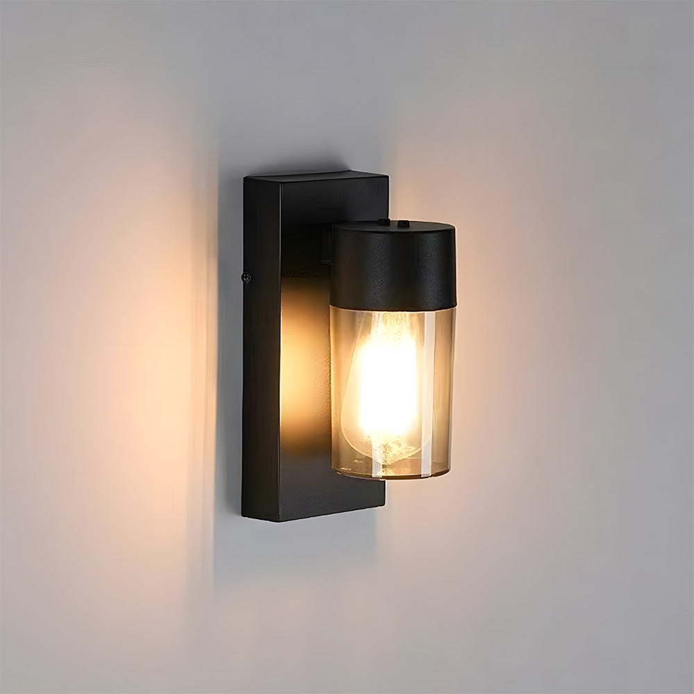 Retro IP54 Black Waterproof Outdoor Wall Lights