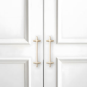 Modern Bright Silver Zinc Alloy Cabinet Pulls and Handles