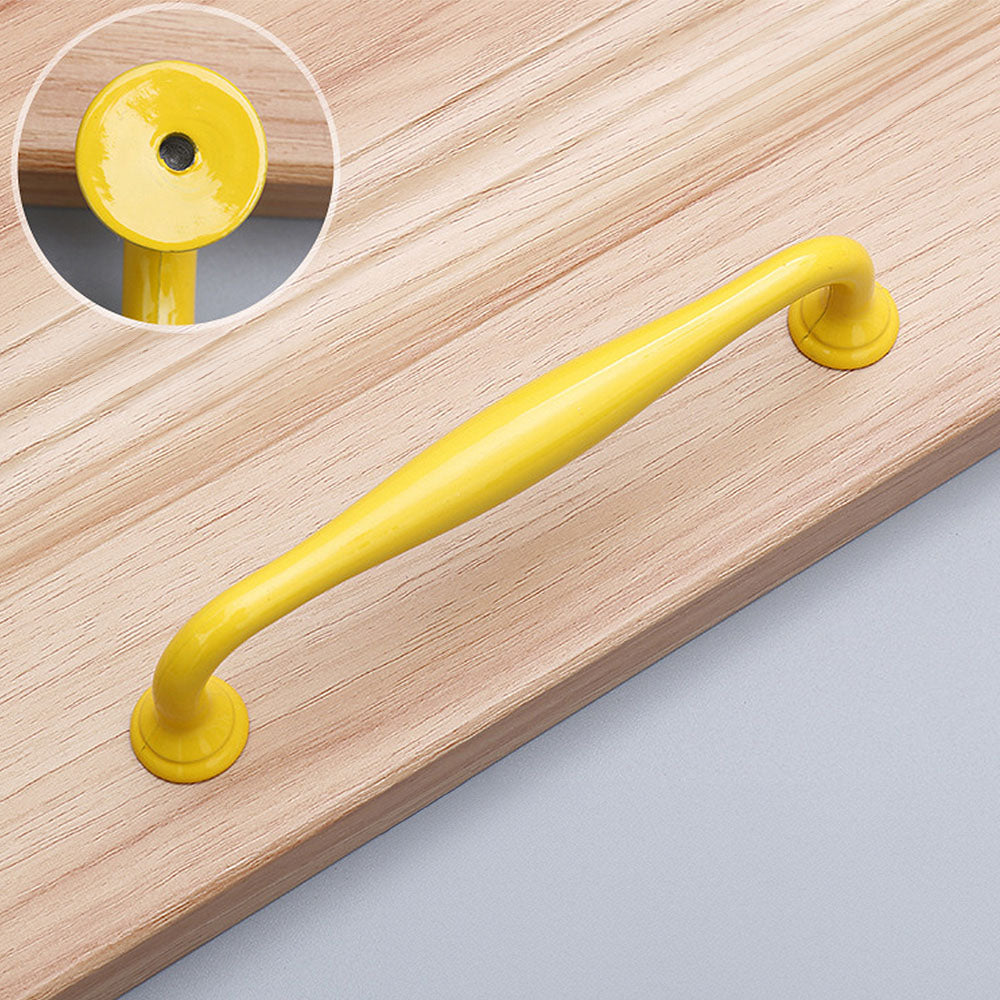 Modern Minimalist Aluminum Alloy Colored Furniture Hardware Door Handle