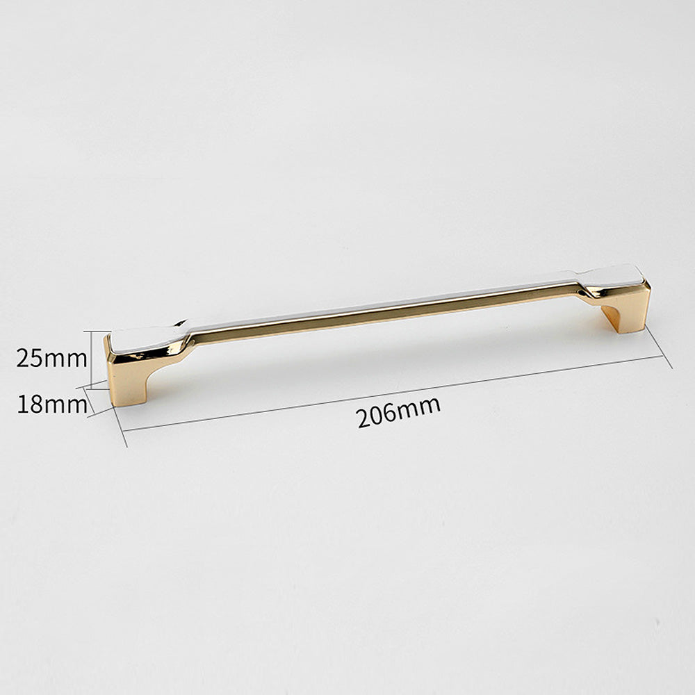 Simple Gold Round Corner Cabinet Handle