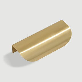 Modern Solid Gold Brass Finger Cabinet Pulls