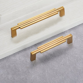 Stylish Retro Brass Kitchen Cabinet Handle