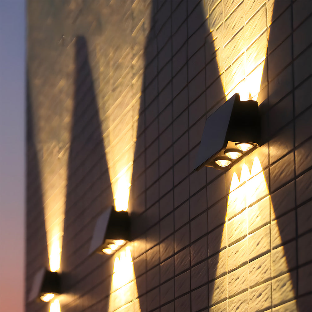 IP65 Black Up Down Waterproof Outdoor Wall Light