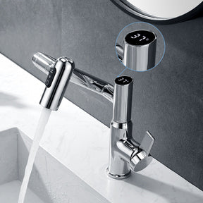 Intelligent Digital Display Hot And Cold Basin Tap_Chrome