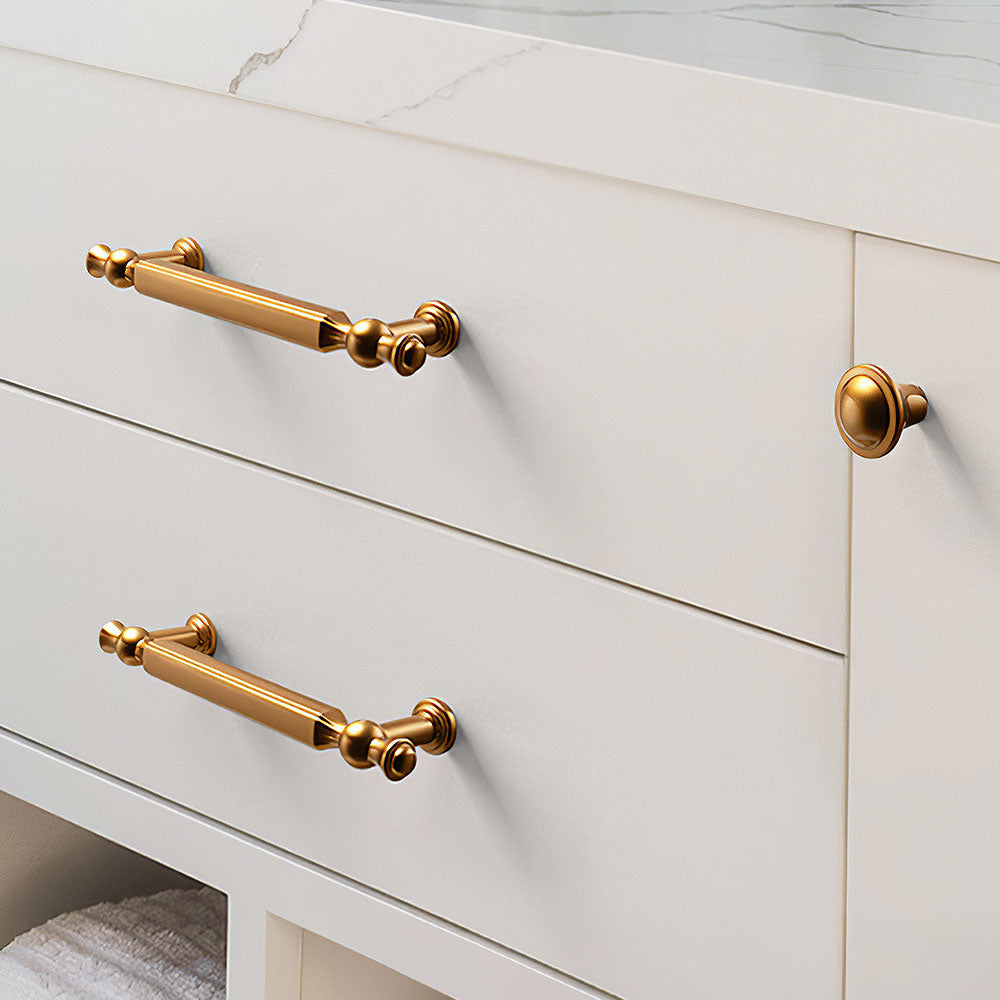 Luxury Gold Zinc Alloy Cabinet Drawer Handles