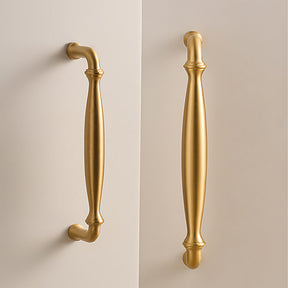 Neoclassical Pastoral Simple European Brass Cabinet Handle