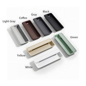 Modern Multi-color Recessed Grooved Cabinet Handles