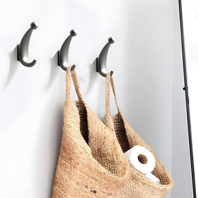 Modern Curved Zinc Alloy Wall Mounted Wall Hooks