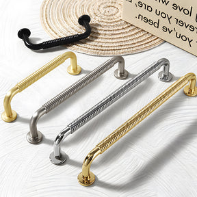 Modern Threaded Wardrobe Kitchen Cabinet Handles