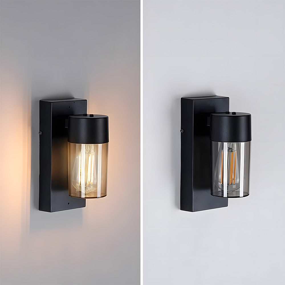 Retro IP54 Black Waterproof Outdoor Wall Lights