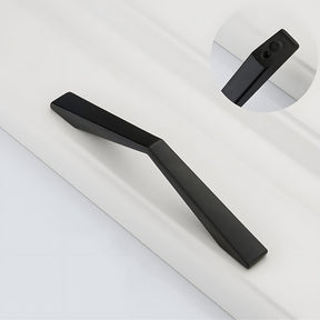 Simple Stylish Black Wardrobe Drawer Handles