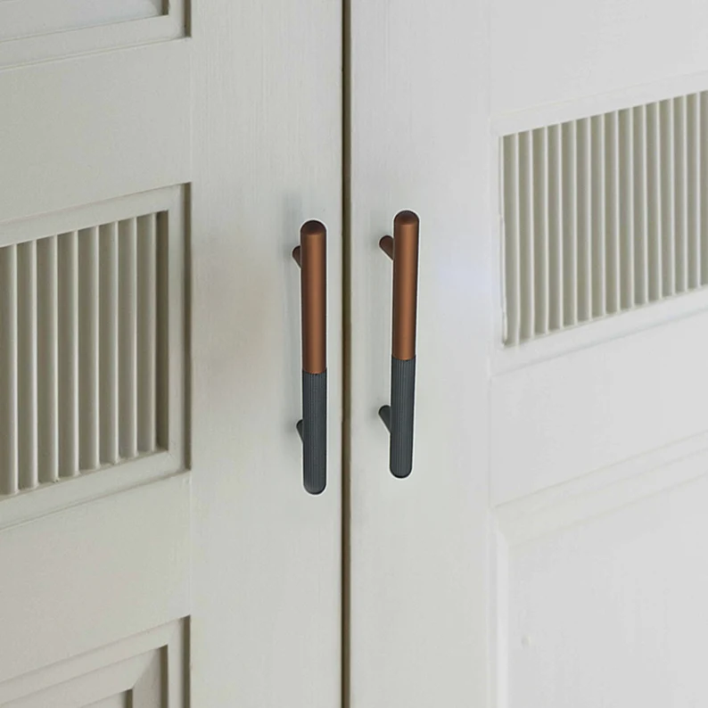 Two Tone Solid Cabinet Handles