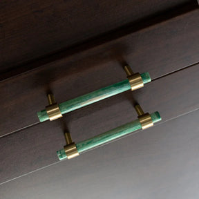 Bone and Horn T Bar Brass Cabinet Handles