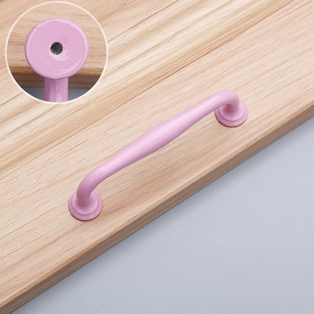 Modern Minimalist Aluminum Alloy Colored Furniture Hardware Door Handle