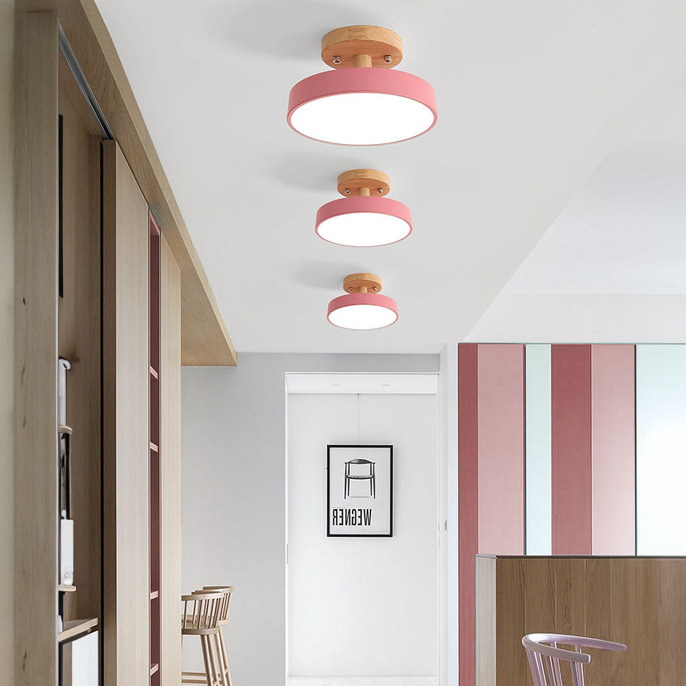 Colorful Semi-flush LED Ceiling Lights