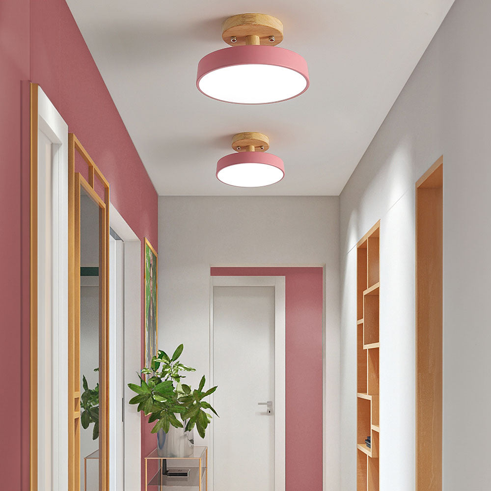 Colorful Semi-flush LED Ceiling Lights