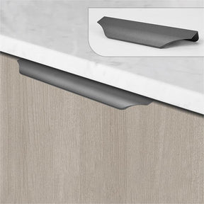 Rounded Aluminum Alloy Invisible Edge Cabinet Handle