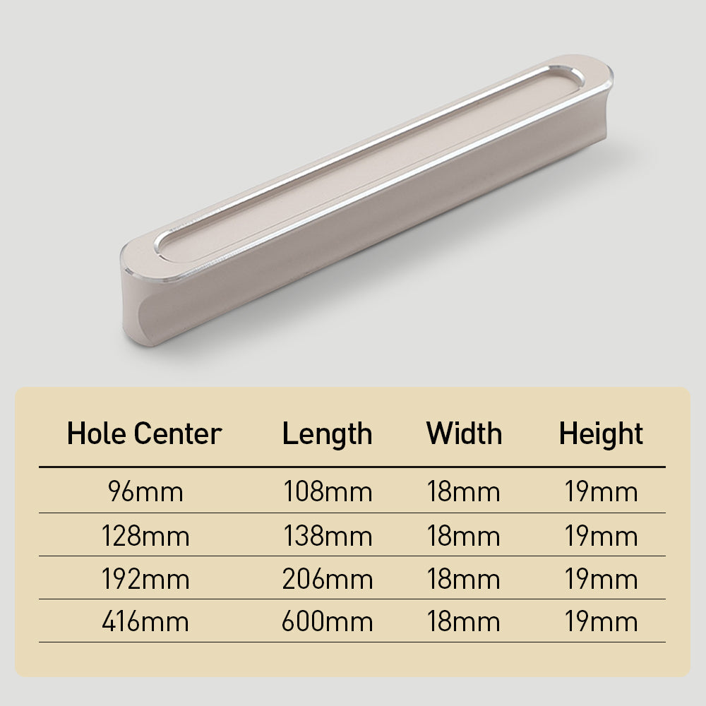 Decorative Aluminum Alloy T-Shaped Round Cabinet Edge Handle