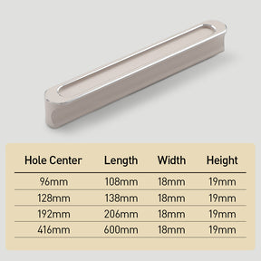 Decorative Aluminum Alloy T-Shaped Round Cabinet Edge Handle