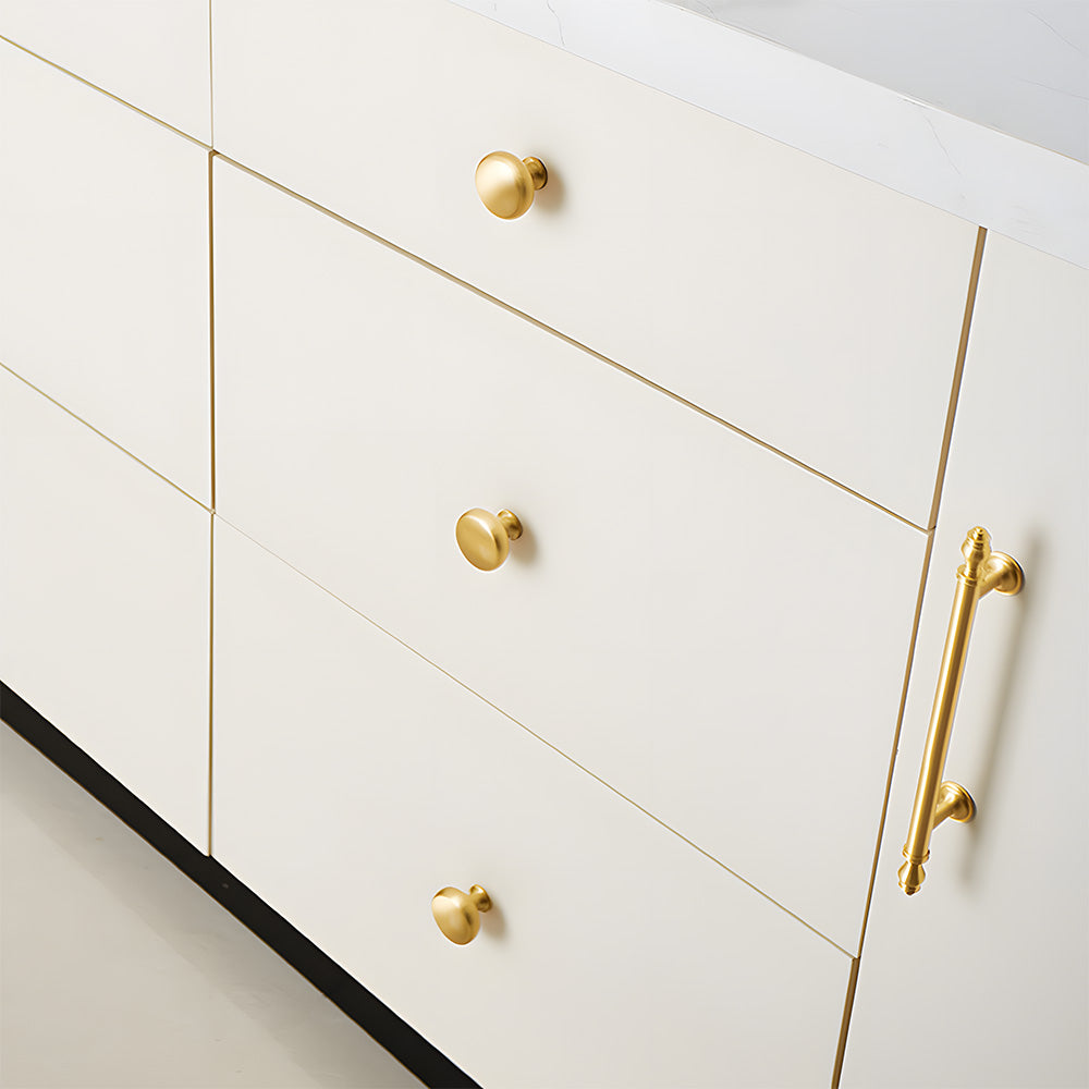 Modern Luxurious Gold Solid Drawer Handle