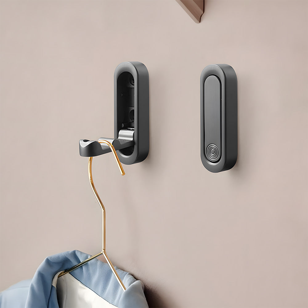Invisible Foldable Coat Multi-Functional Single Hook For Bathroom