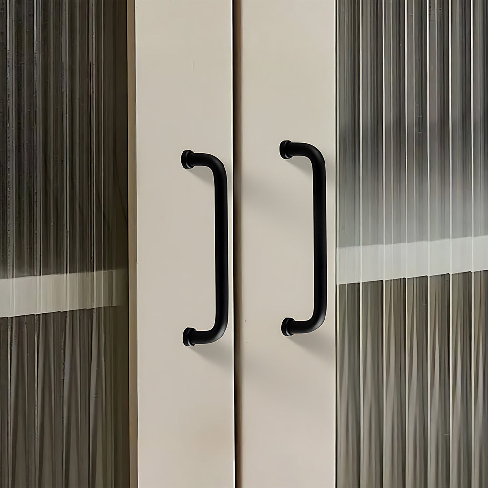 French Minimalist Rounded Arc Cabinet Handles