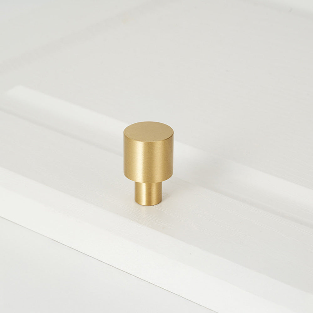 Modern French Solid Brass Cabinet Handles