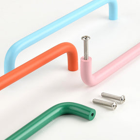 Colourful Macaron Wardrobe Handles For Children's Room