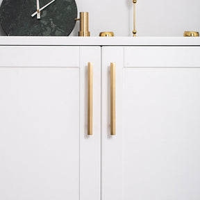 Brass Gold Cabinet Bar Pull and Knob for Kitchen