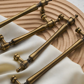 Vintage Brass Wardrobe Cabinet Door Handles