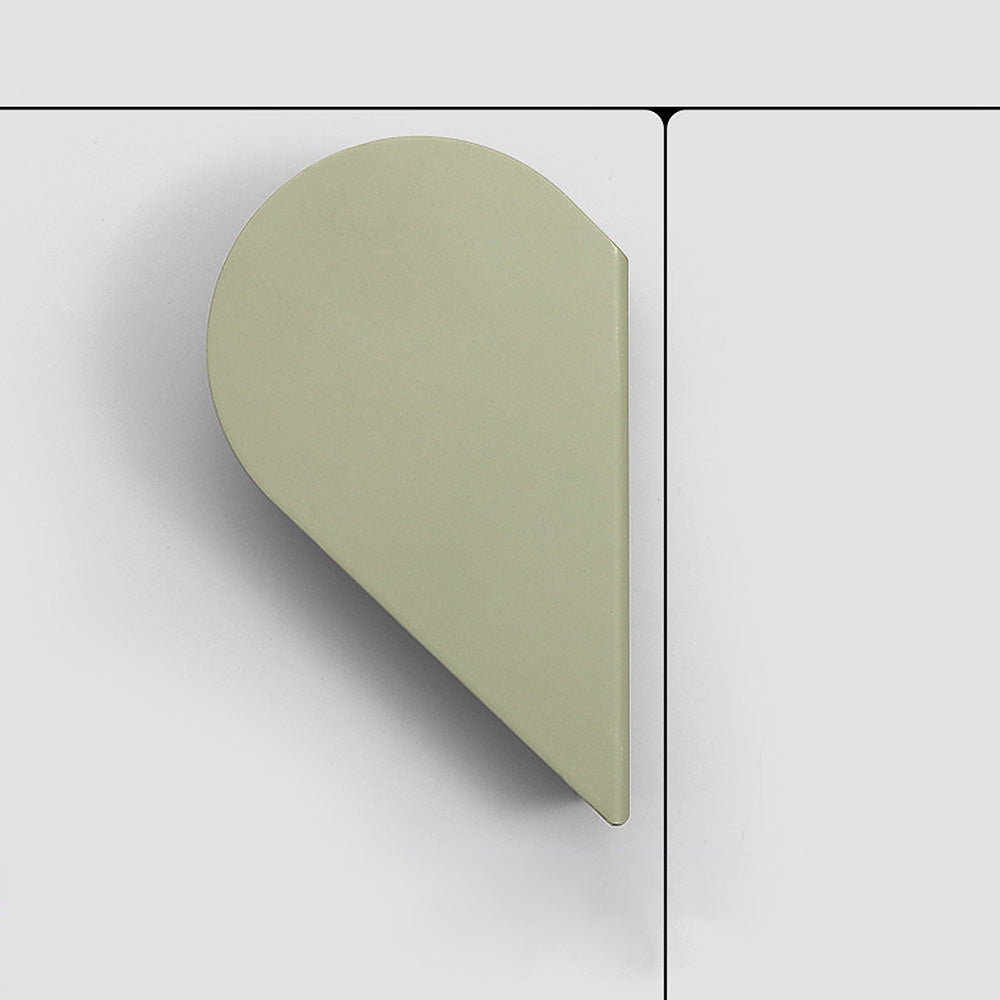 Colorful Heart-Shaped Cartoon Wardrobe Door Handle