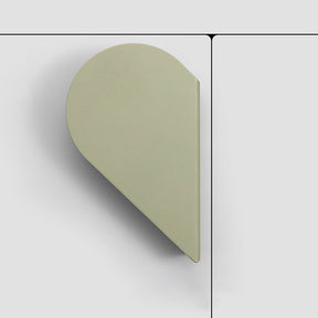 Colorful Heart-Shaped Cartoon Wardrobe Door Handle