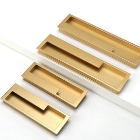 Left Right Hidden Slotted Recessed Handles