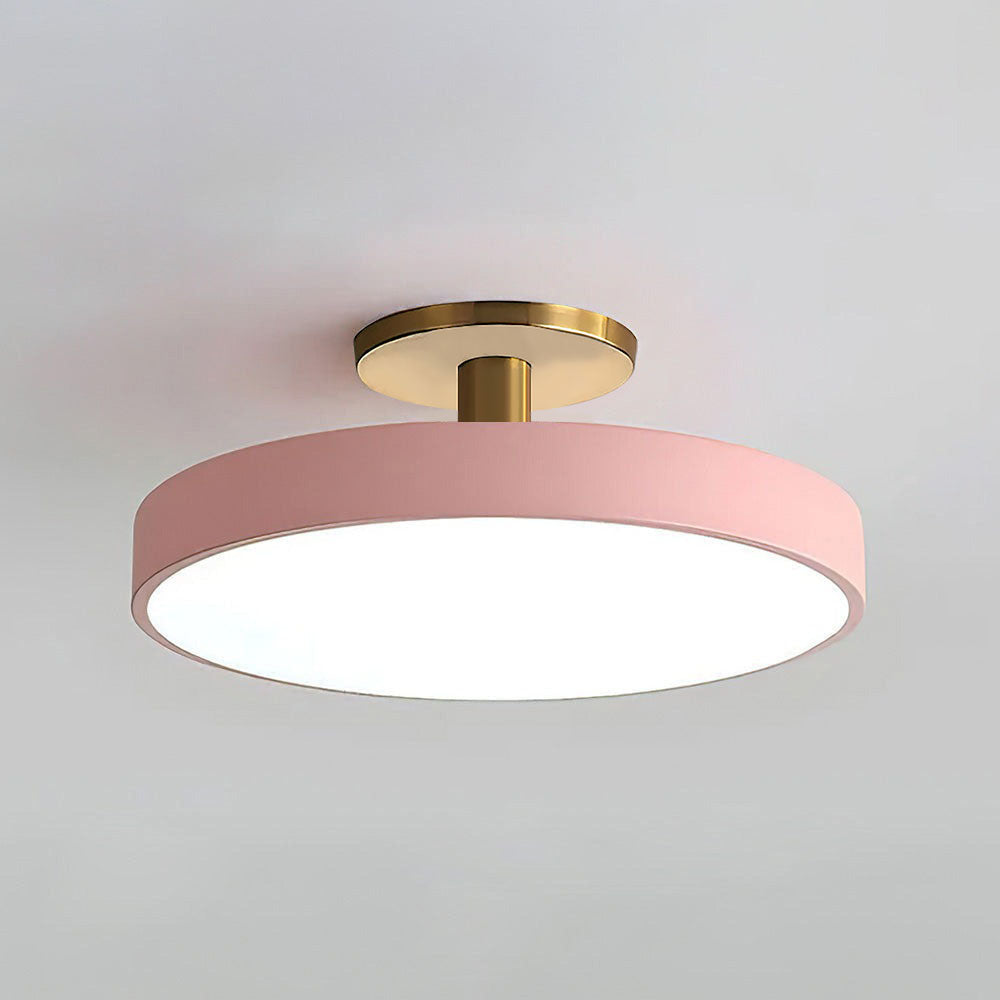 Modern Round Living Room Flush Mount Ceiling Light