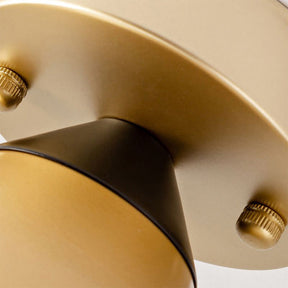 Modern Gold Flush Ceiling Light