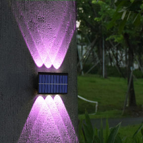 IP65 Up & Down Waterproof External Solar Garden Wall Lamp