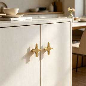 Modern Zinc Alloy Star Cross Cabinet Knobs